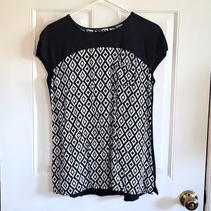 Black and White RXB Dress Top